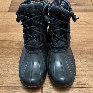 Sperry Black Waterproof Boots